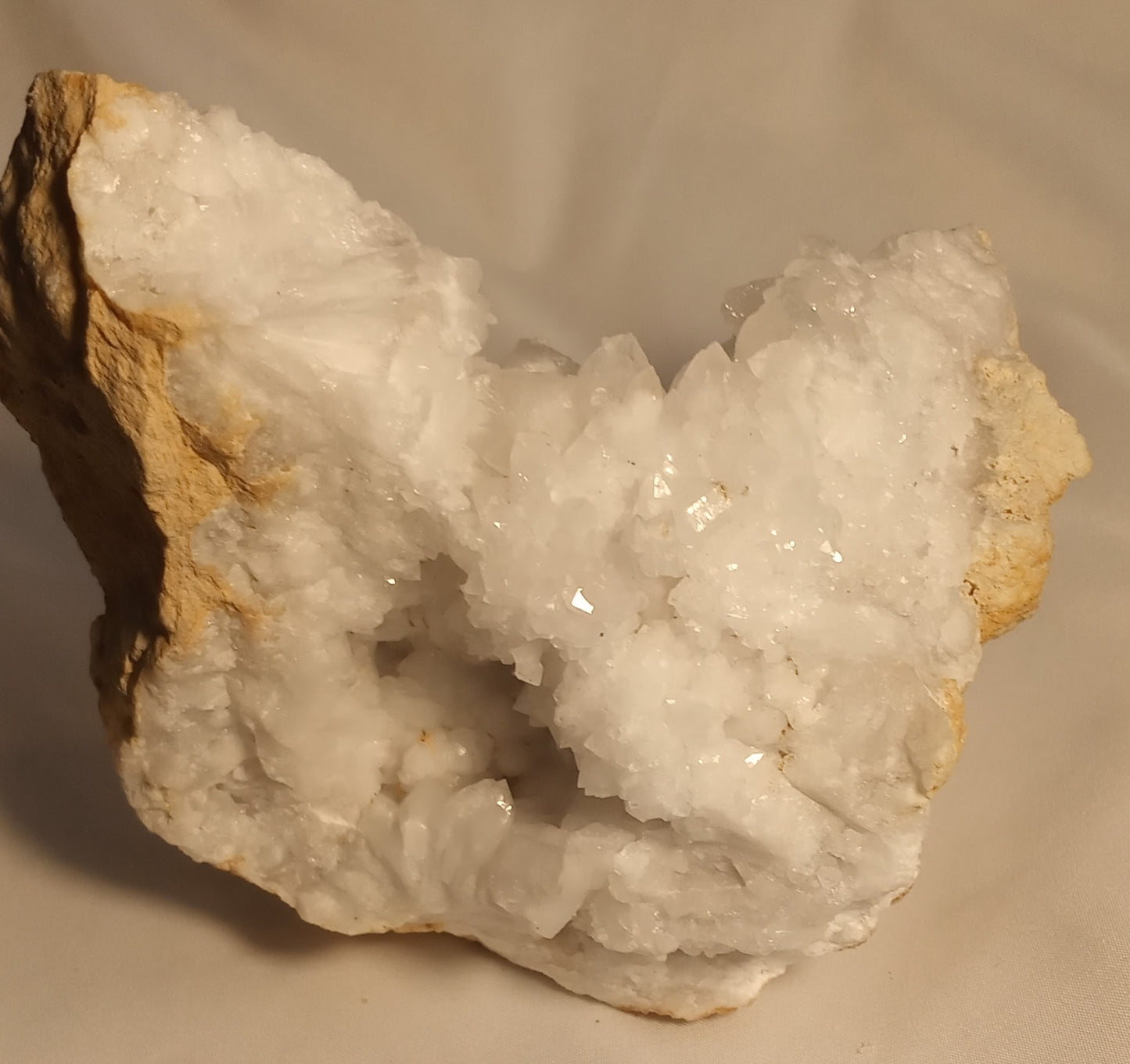 White Quartz Geode - Over 2lbs