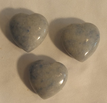 Blue Aventurine Hand Carved Hearts