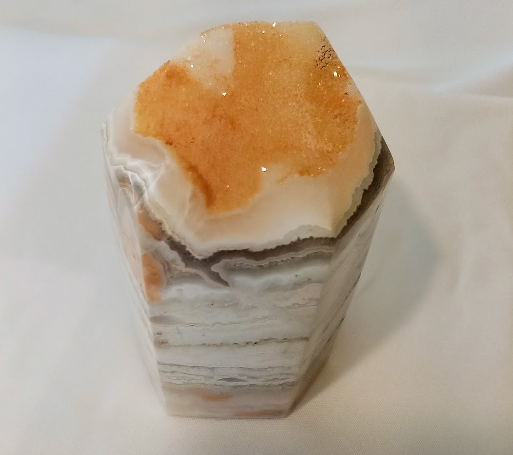 Crazy Lace Agate Druzy Cupcake 1