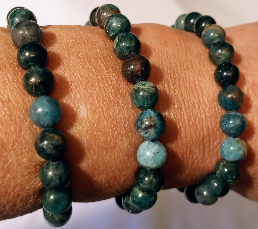 Apatite 8mm Round Bracelet