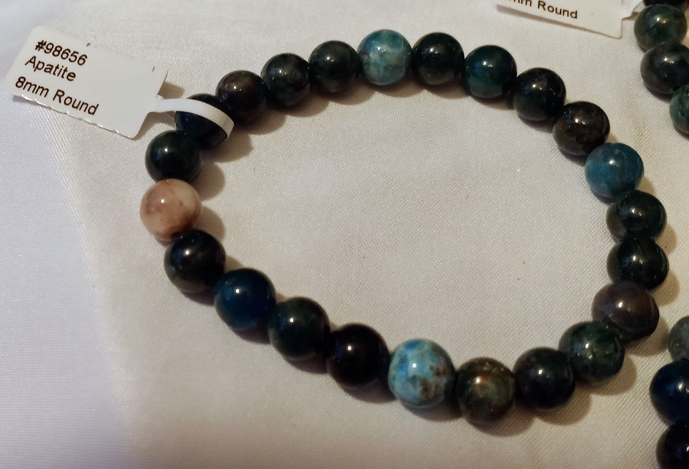 Apatite 8mm Round Bracelet