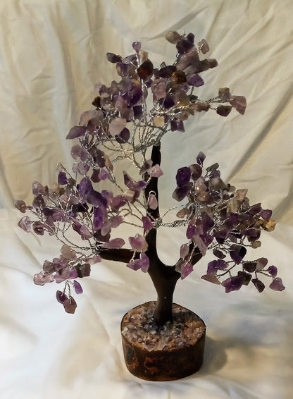 Amethyst Gem Tree - 300 Crystal Beads