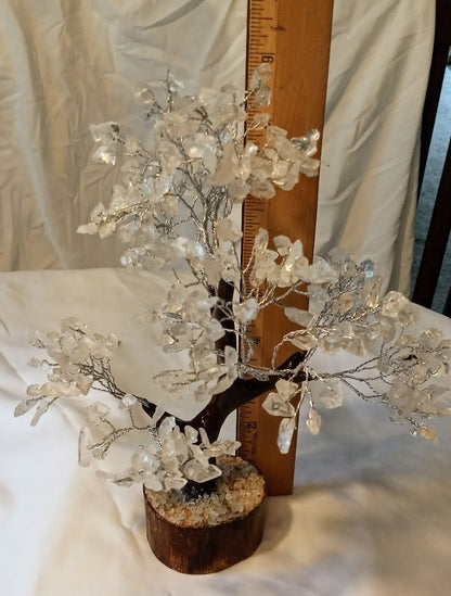 Clear Quartz Gem Tree - 300 Crystal Beads