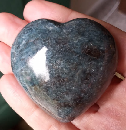 Kyanite Blue Shaped & Polished Heart - Incredibly Rare