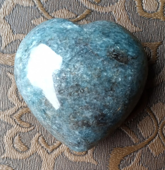 Kyanite Blue Shaped & Polished Heart - Incredibly Rare