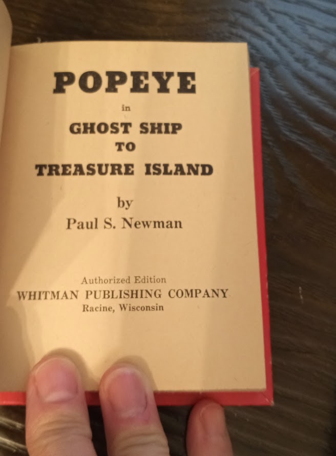 Popeye Ghost Ship To Treasure Island - Rare Find 1967