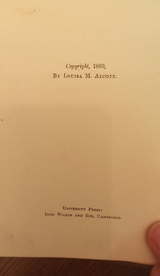 Jack and Jill - Very Early Edition 1887, Louisa May Alcott