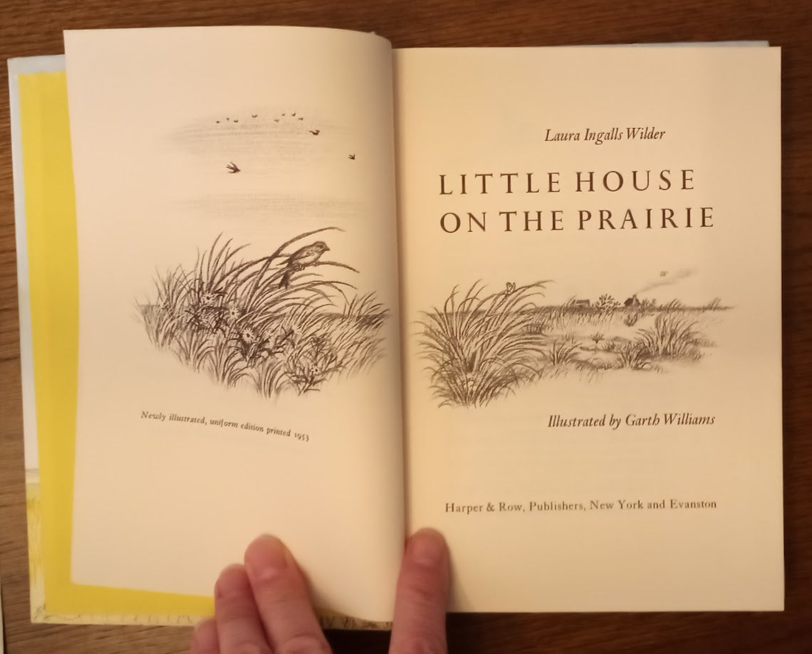 Little House on the Prairie 1953 Vintage -  Laura Ingalls Wilder