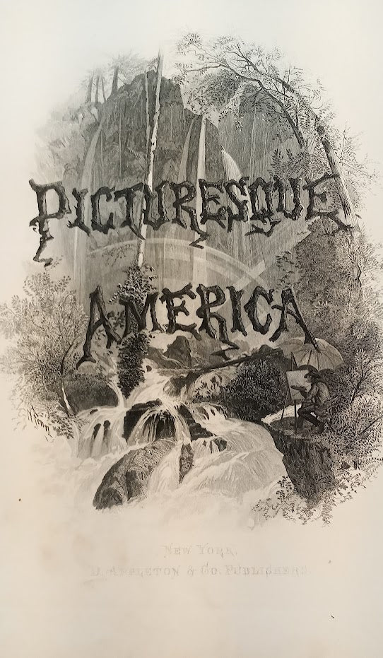 PICTURESQUE AMERICA; Or, The Land We Live In. 1872 / 1874 2 Volume Set