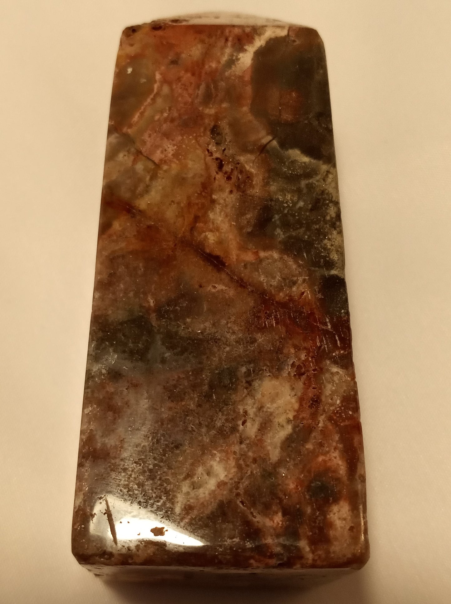 Sphalerite Crystal  Red Druzy Tower - Rare Find