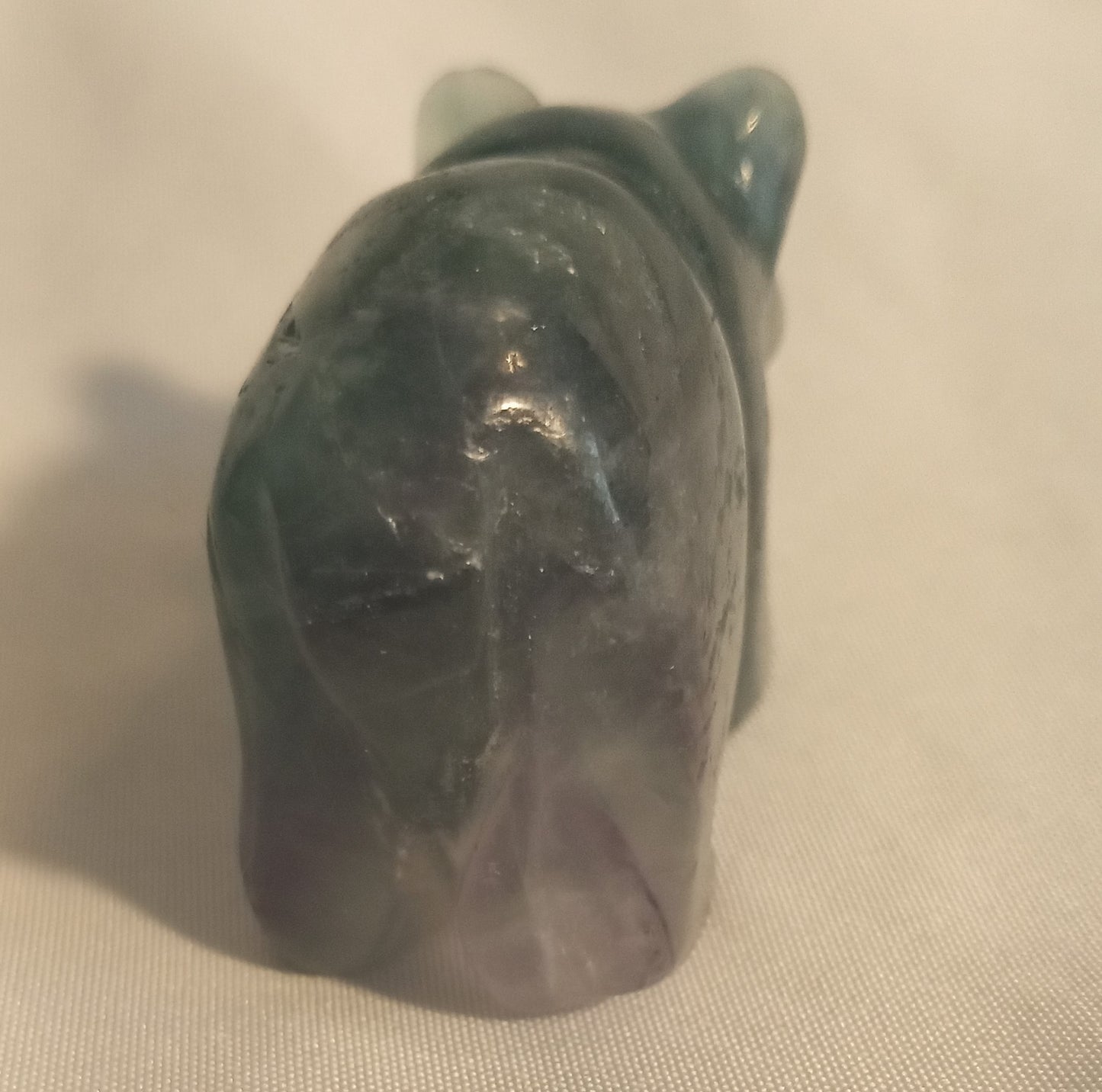 Fluorite Hand Carved Bear