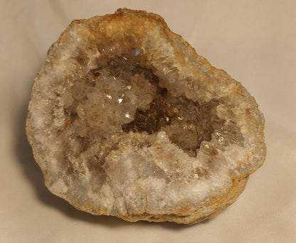 Kentucky Geode - Quartz Crystal Cluster Smokey Golden Iron - Over 3lbs