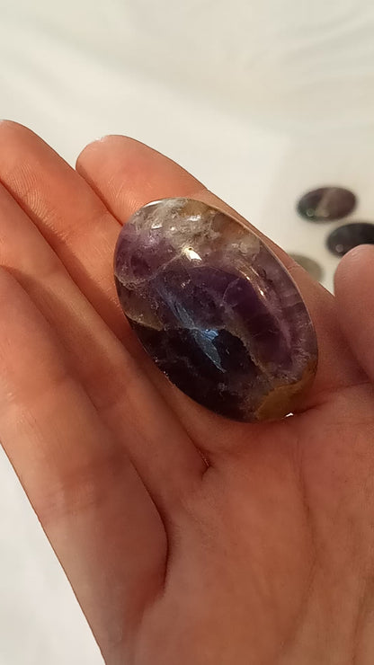 Rainbow Fluorite Palm Stone