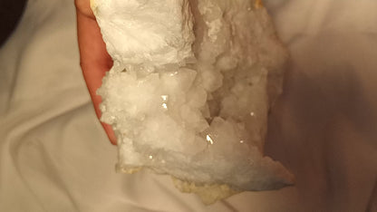 White Quartz Geode - Over 2lbs